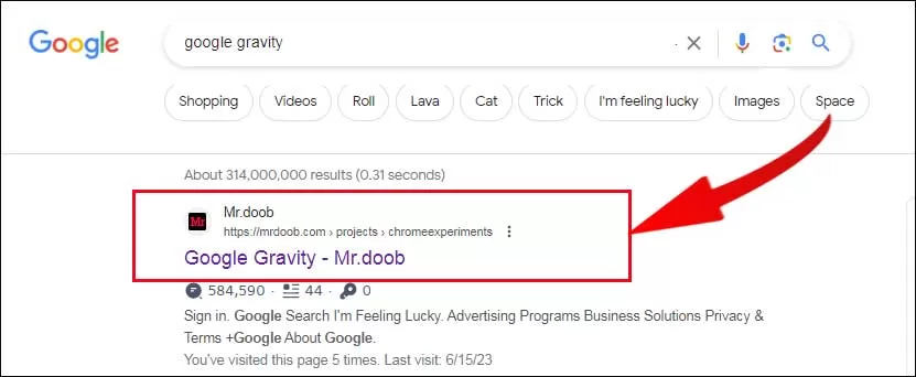 play google gravity